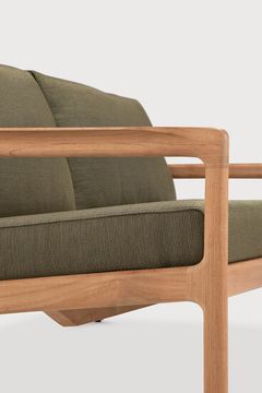 Jack outdoor sofa - Natural, Green - 180 x 90 x 74 cm (10S10435) by Ethnicraft - view 5