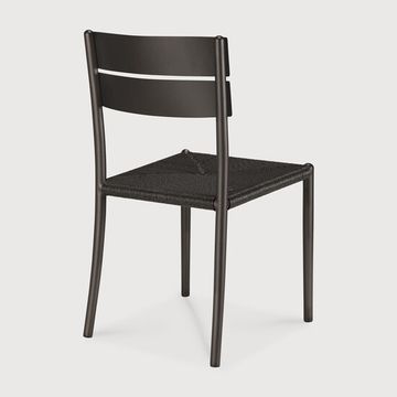Elin outdoor dining chair - Dark Bronze - 45 x 51 x 84 cm (10160571) by Ethnicraft - view 4