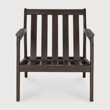 Jack lounge chair frame - Dark Brown - 69 x 87 x 74 cm (10135100) by Ethnicraft - view 2