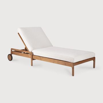 Jack outdoor adjustable lounger cushion - Off White - 200 x 65 x 8 cm (10121098) by Ethnicraft - view 2