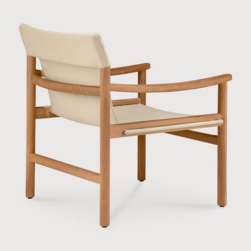 Safari outdoor lounge chair - Natural, Dune - 67 x 73 x 81 cm (10S10421) by Ethnicraft - view 4