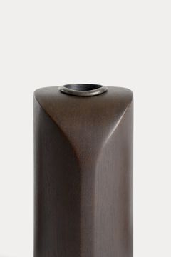 PI candle holders - Dark Brown - 6 x 6 x 12 cm (10129783) by Ethnicraft - view 4