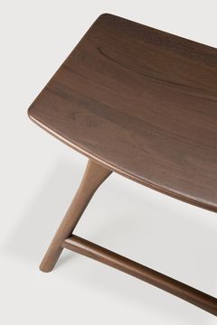 Osso stool - Brown - 50 x 33 x 49 cm (10110177) by Ethnicraft - view 4