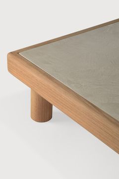 Monocle outdoor coffee table - Light Grey - 120 x 83 x 25 cm (10110410) by Ethnicraft - view 4