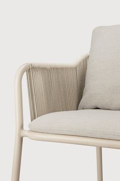 Capitan outdoor dining chair - Sand - 59 x 64 x 75 cm (10S60221) by Ethnicraft - view 7