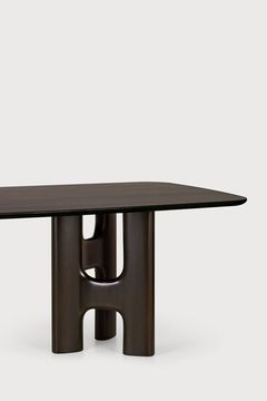 Flow dining table - Rose brown - 220 x 110 x 76 cm (10135093) by Ethnicraft - view 3