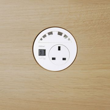 Power Circle - White - 9 x 9 x 5 cm (10126284) by Ethnicraft - view 2