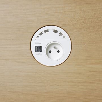 Power Circle - White - 9 x 9 x 5 cm (10126290) by Ethnicraft - view 2