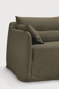 Weave sofa - Green - 244 x 95 x 75 cm (10121413) by Ethnicraft - view 4