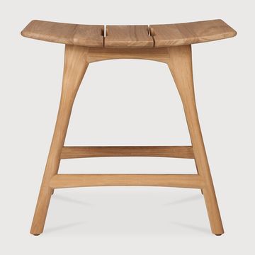 Osso outdoor stool - Natural - 50 x 33 x 49 cm (10110288) by Ethnicraft - view 2