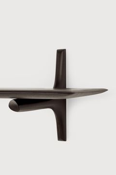 PI wall shelf - Dark Brown - 100 x 35 x 28 cm (10129792) by Ethnicraft - view 3