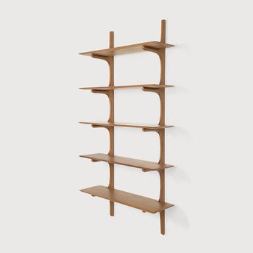 PI wall shelf - Natural - 100 x 35 x 196 cm (10129779) by Ethnicraft - view 2