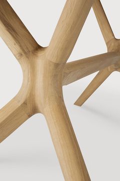 X dining table - Natural - 224 x 100 x 76 cm (10150028) by Ethnicraft - view 6