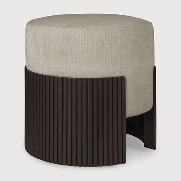 Roller Max pouf - Dark Brown - 45 x 44 x 46 cm (10135040) by Ethnicraft - view 2