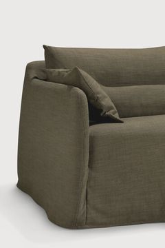 Weave sofa - Green - 200 x 95 x 75 cm (10121415) by Ethnicraft - view 4