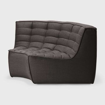 N701 modular sofa - Dark Grey - 120 x 120 x 76 cm (10121435) by Ethnicraft - view 2