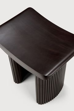 Roller Max stool - Dark Brown - 48 x 35 x 49 cm (10135030) by Ethnicraft - view 6