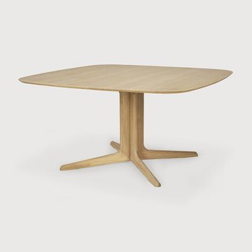 Corto dining table - Natural - 150 x 150 x 76 cm (10150997) by Ethnicraft - view 2