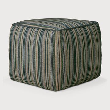 Zahara outdoor pouf - Blue - 50 x 50 x 45 cm (10120182) by Ethnicraft - view 2