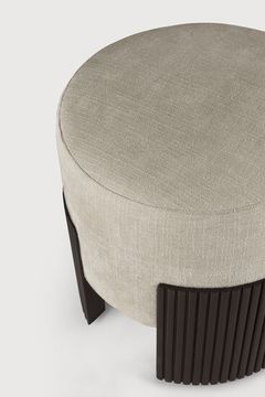 Roller Max pouf - Dark Brown - 45 x 44 x 46 cm (10135040) by Ethnicraft - view 4