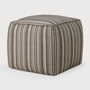 Zahara outdoor pouf - Grey - 50 x 50 x 45 cm (10120183) by Ethnicraft - view 2