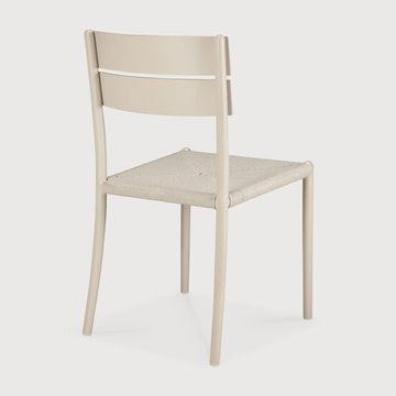 Elin outdoor dining chair - Sand - 45 x 51 x 84 cm (10160573) by Ethnicraft - view 4