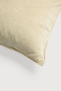 Velvet cushion - Sand - 60 x 40 x 15 cm (10S21314) by Ethnicraft - view 2