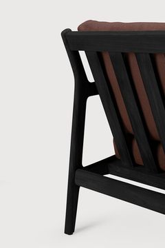 Jack outdoor lounge chair - Black, Burgundy - 76 x 90 x 74 cm (10S10432) by Ethnicraft - view 6