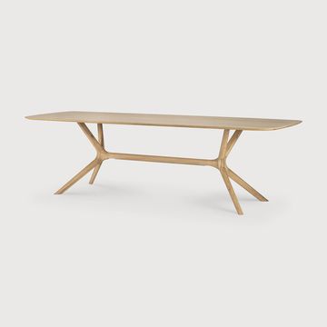 X dining table - Natural - 250 x 100 x 76 cm (10150029) by Ethnicraft - view 2