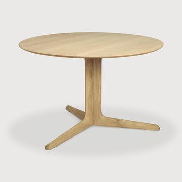 Corto dining table - Natural - 120 x 120 x 76 cm (10150993) by Ethnicraft - view 2