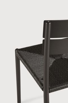 Elin outdoor dining chair - Dark Bronze - 45 x 51 x 84 cm (10160571) by Ethnicraft - view 6