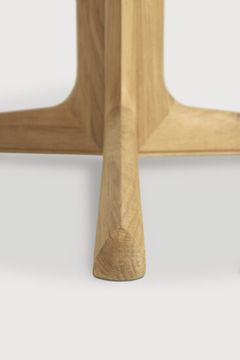 Corto dining table - Natural - 120 x 120 x 76 cm (10150993) by Ethnicraft - view 5