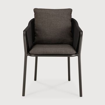 Capitan outdoor dining chair - Dark Bronze - 59 x 64 x 75 cm (10S60222) by Ethnicraft - view 2