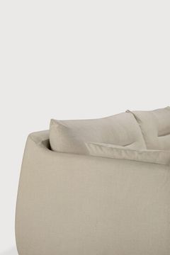 Weave sofa - Bone - 244 x 95 x 75 cm (10121412) by Ethnicraft - view 6