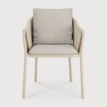 Capitan outdoor dining chair - Sand - 59 x 64 x 75 cm (10S60221) by Ethnicraft - view 2