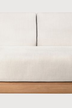 Monocle outdoor modular sofa set - Natural, White - 332 x 249 x 72 cm (10S22221) by Ethnicraft - view 3