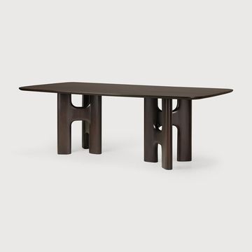 Flow dining table - Rose brown - 220 x 110 x 76 cm (10135093) by Ethnicraft - view 2
