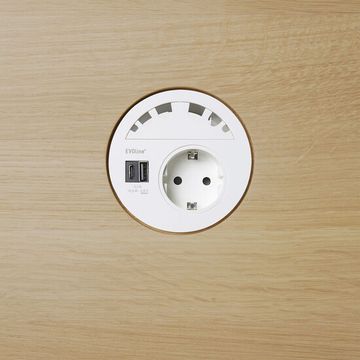 Power Circle - White - 9 x 9 x 5 cm (10126288) by Ethnicraft - view 2
