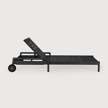 Jack outdoor adjustable lounger frame - Black - 216 x 84 x 34 cm (10110243) by Ethnicraft - view 2