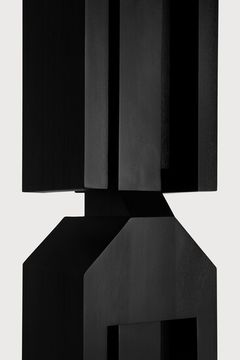 False Idol #6 - Black - 18 x 18 x 60 cm (10127144) by Ethnicraft - view 5