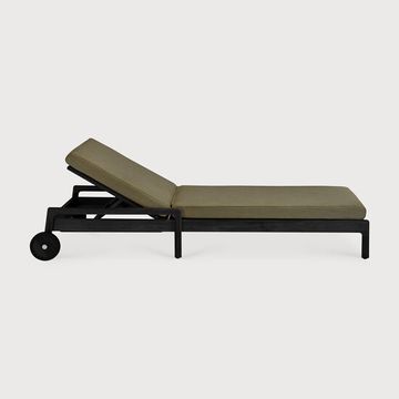 Jack outdoor adjustable lounger - Black, Green - 216 x 84 x 34 cm (10S10345) by Ethnicraft - view 2