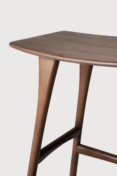 Osso bar stool - Brown - 57 x 33 x 80 cm (10110179) by Ethnicraft - view 5