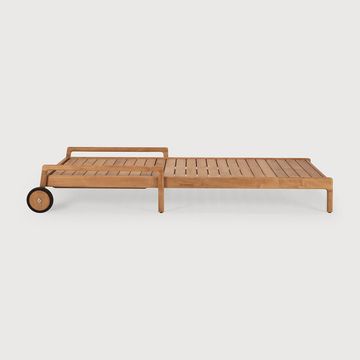 Jack outdoor adjustable lounger frame - Natural - 216 x 84 x 34 cm (10110256) by Ethnicraft - view 3