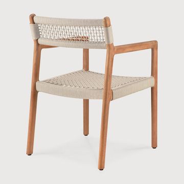 Jack Woven outdoor dining chair - Natural - 56 x 60 x 81 cm (10110224) by Ethnicraft - view 4