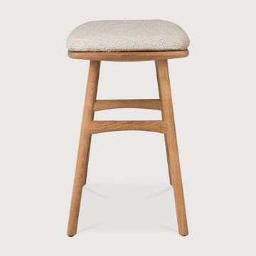 Osso outdoor stool - Natural - 50 x 33 x 51 cm (10S10358) by Ethnicraft - view 3