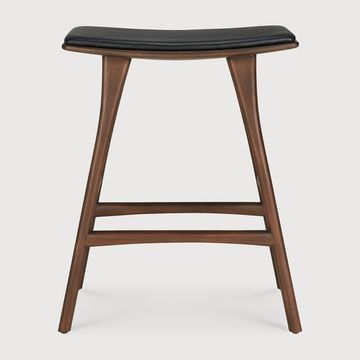 Osso counter stool - Brown - 57 x 33 x 69 cm (10110181) by Ethnicraft - view 2