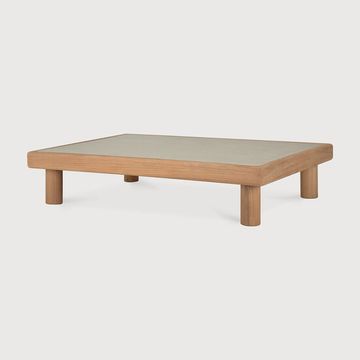 Monocle outdoor coffee table - Light Grey - 120 x 83 x 25 cm (10110410) by Ethnicraft - view 2
