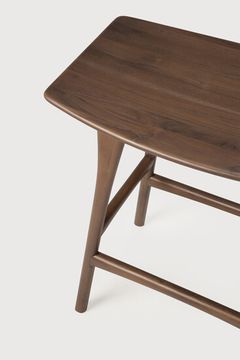 Osso counter stool - Brown - 57 x 33 x 67 cm (10110178) by Ethnicraft - view 4