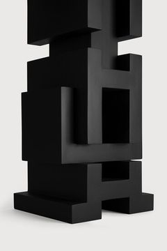 False Idol #4 - Black - 18 x 18 x 60 cm (10127138) by Ethnicraft - view 5