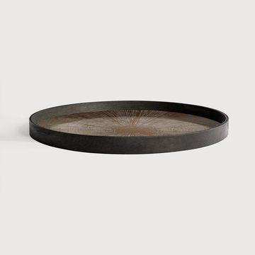 Slice mirror tray - Dark Brown - 61 x 61 x 4 cm (10120407) by Ethnicraft - view 2
